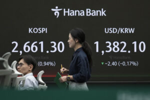 Asian shares start June with big gains following Wall St rally