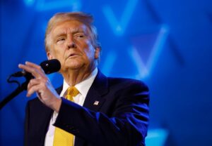 Trump Media stock sinks to another new low even as Donald Trump holds onto shares
